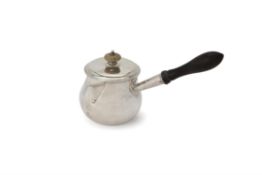 Y A George III silver brandy pan and cover by Robert Sharp
