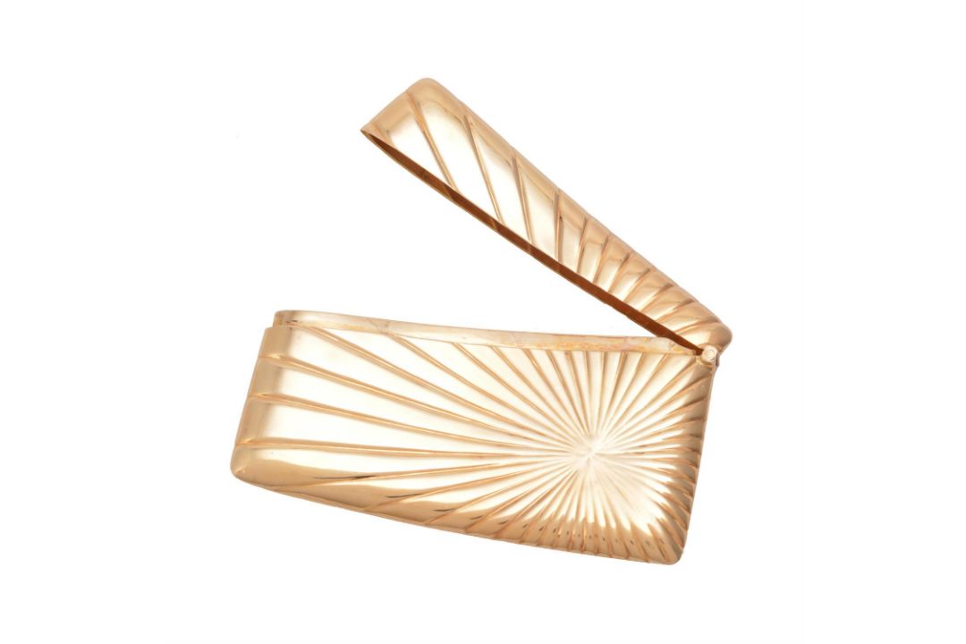 An 18 carat gold curved rectangular card case by Horace Woodward & Co Ltd - Image 3 of 3