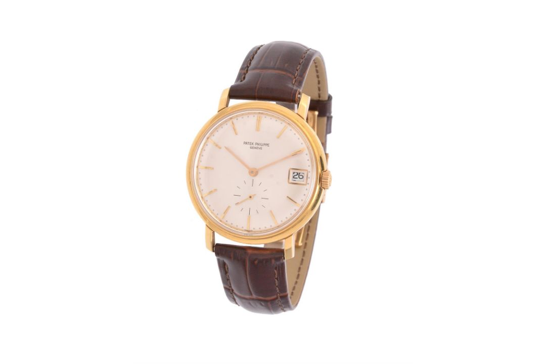 Patek Philippe, Calatrava, ref. 3445, a gold coloured wrist watch - Image 2 of 4