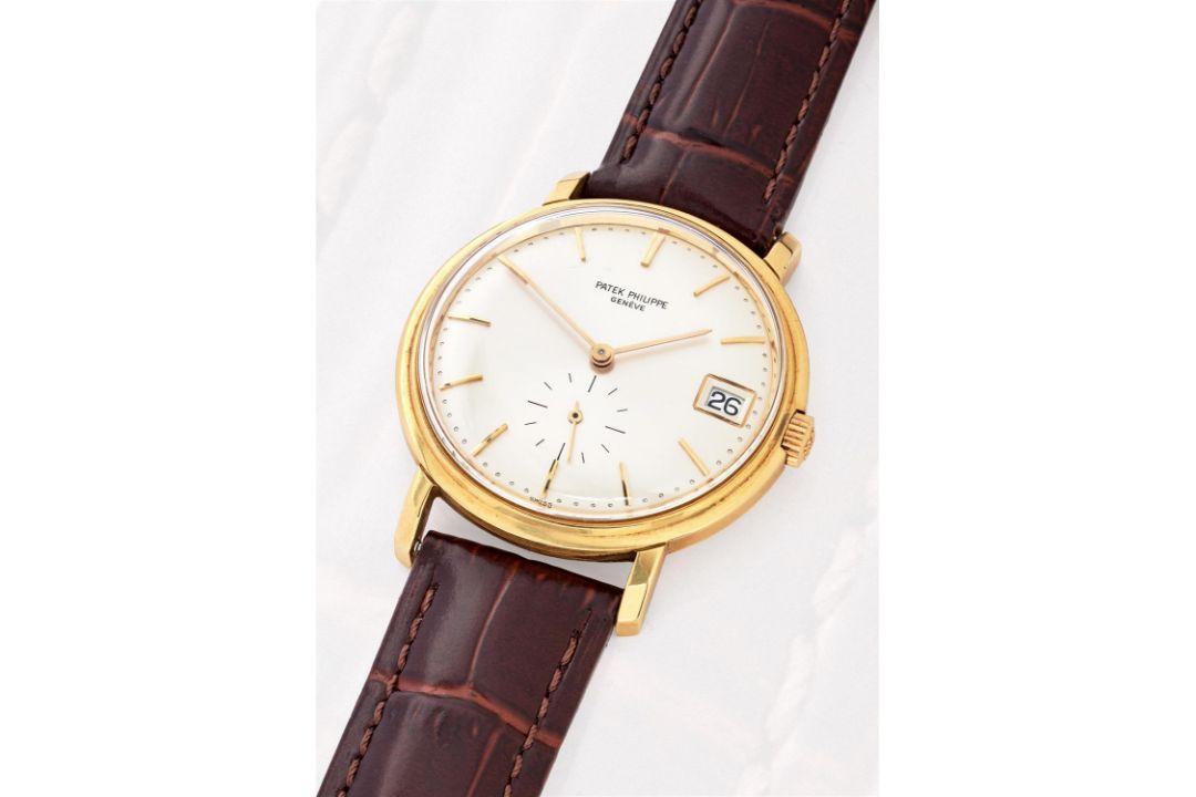 Patek Philippe, Calatrava, ref. 3445, a gold coloured wrist watch - Image 1 of 4