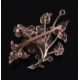 A Victorian floral spray brooch - Image 2 of 2