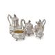 Y An early Victorian silver five piece baluster tea and coffee service by John Samuel Hunt - Image 1 of 2