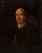 Follower of William Hogarth, Portrait of a gentleman wearing a silk cap