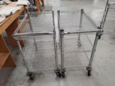 Wire Frame Push Carts