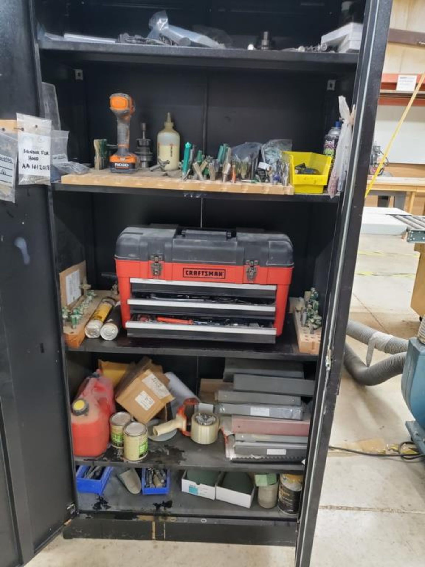 Cabinets with Various Tools - Image 2 of 8