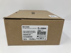 A boxed as new Zebra MC3300 Premium Rugged Android Mobile Computer / Barcode Scanner with Pistol