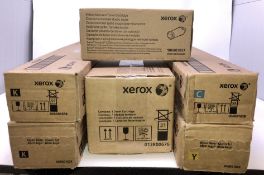 Six Xerox items; 2 x 006R01638 Versant 80 Press Toner Cartridge Black, 1 x 006R01641 Versant 80