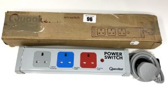A boxed as new Quooker Powerswitch for the Quooker Cube Hot Water Tap (Box opened, cosmetic damage