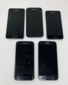 Five Samsung smartphones sold for parts; 1 x Galaxy S7 SM-G930T, 2 x Galaxy S7 SM-G930F (One with