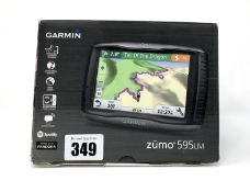 A boxed as new Garmin ZUMO 595LM 5