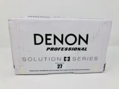 A boxed as new Denon Professional DN-200BR Stereo Bluetooth Audio Receiver (UK model) (Box opened).