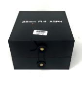 A boxed as new 7artisans 28mm F1.4 ASPH Manual Lens for Leica M-Mount.
