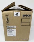 A boxed as new Epson TM-T88V Thermal Receipt Printer (Product Code: C31CA85082) (Box opened).