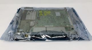 A pre-owned Ciena NTK538BM 100G MOTR WL3n Basic C-Band 10xSFP+ Circuit Pack in original packaging (