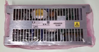 An as new XP Power CCH600PS12-XE0583A AC/DC Enclosed Power Supply (Input: 100-240V 50/60Hz 8.9A