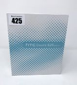 A boxed as new HTC Desire 626 Dual Sim 16GB (D626h) in Blue Lagoon (IMEI: 357290071059261) (Box