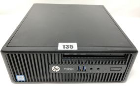 A pre-owned HP ProDesk 400 G3 SSF Business PC with Intel Core i7-6700 3.40GHz, 16GB RAM, 256GB