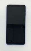 A pre-owned Samsung Galaxy A7 2018 SM-A750G 64GB in Blue (IMEI: 359997092332034) (FRP locked, sold