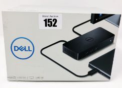 A pre-owned Dell D3100 USB 3.0 Dock in original box (Requires UK plug adapter).