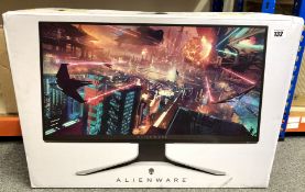 A boxed as new Alienware AW2720HF Full HD IPS 240Hz Gaming Monitor (Box sealed, some cosmetic damage