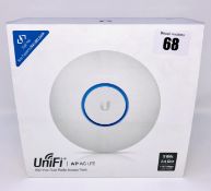 A boxed as new Ubiquiti UniFi AP AC Lite Indoor Access Point (Model: UAP-AC-Lite).