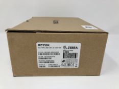 A boxed as new Zebra MC3300 Premium Rugged Android Mobile Computer / Barcode Scanner with Pistol