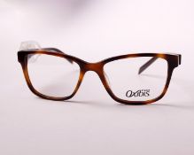 A pair of as new Oxibis glasses frames with clear glass (RRP £230).
