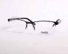 A pair of as new Oxibis glasses frames with clear glass (RRP £230).