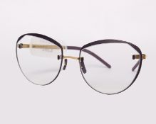 A pair of as new Gotti Perspective glasses frames with clear glass (RRP £390).