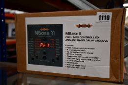 One boxed as new JoMax MBase 11 full midi controlled analog bass drum module.