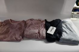 Two as new Saucony Rumble short sleeve running tops (Ladies' S and men's M) together with two Rumble