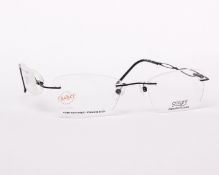 A pair of as new Airlight glasses frames with clear glass (RRP £220).