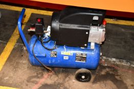 A Scheppach 24L 2.0HP HC25 air compressor, 240 volt.