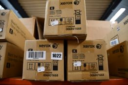 Three boxed as new Xerox K D12 006R01668 Black Toner Cartridges (Boxes sealed).