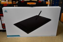 A boxed as new Huion Graphics Drawing Pen Tablet H610 Pro. 8192 Levels of Pressure Sensitivity. 10 x