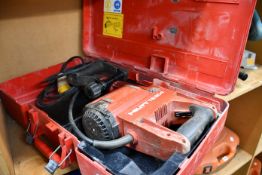 A pre-owned Hilti TE804 Jack hammer/breaker drill.