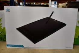 A boxed as new Huion Graphics Drawing Pen Tablet H610 Pro. 8192 Levels of Pressure Sensitivity. 10 x
