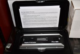 One boxed as new PRO 360 digital protractor (360 degree).