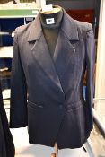 A lady's as new Anine Bing Grace blazer in navy (L - RRP £139).