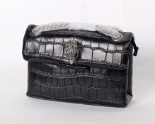 An as new Kurt Geiger Croc Mini Kensington evening bag (£159).