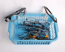 Twelve pairs of assorted as new protective/workwear glasses with clear glass lenses to include
