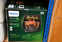 A boxed as new Philips XL Airfryer with rapid air technology (HD924B).