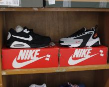 One pair of Nike Air Max IVO in black/white (UK 12) and one pair of Nike Zoom 2K in black/red/