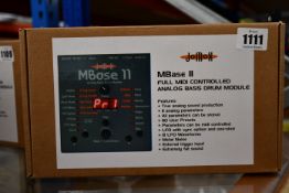 One boxed as new JoMax MBase full midi controlled analog bass drum module.