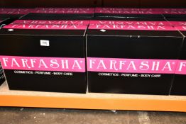 A quantity of FarFasha unscented anti-bacterial sanitiser. Spray formula removing the issue of