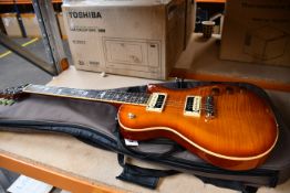 One PRS (Paul Reed Smith) Bernie Marsden SE electric guitar in vintage sunburst with gig bag (New