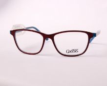 A pair of as new Oxibis glasses frames with clear glass (RRP £230).