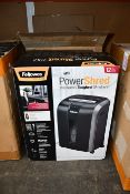 One boxed as new Fellowes PowerShred 73Ci.