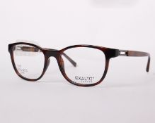 A pair of as new Exalto glasses frames with clear glass (RRP £270).