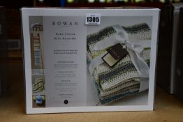 Two boxed as new Rowan Mako Cotton Baby Keepsake 8 Ball Colour Pack (Blue).